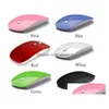 Souris Couny Color Tra Thin Wireless Souris and Receiver 2.4g USB Optical Colorf Special Offrand Ordinking Drop Livroard ordinateurs N DH2EZ