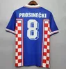 1998 Croatia Soccer jerseys classic Retro jerseys MODRIC MANDZUKIC BOBAN 2002 vintage Home Jerseys Away Player Fans version football shirt MEN KIDS KIT