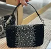 Frauen Diamonds Abendtasche Look Klappenöglichkeiten Taschen Mode Strass Dekoration Designer Handtasche Kette Top -Qualität Modeklappe Geldbörse Schnalle Lady Beutel