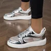 Casual Shoes Women Gym Vulcanized Female Footwear Fashion Breathable Walking PU Flat Sneakers Tenis De Mujer