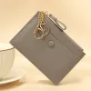 Halter japanischer Kartenhalter Schlüsselbund für Frauen schlanker Lederkartenträger Brieftaschen Münzwechsel Geld