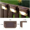 LIGNES LED solaires extérieures Lécrette solaire IP65 Lampe de jardin imperméable lampe à étape solaire LAMPE DE CLARDE SOLLE ÉCLAIR