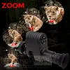 Câmeras megaorei 4 caça digital Visão noturna de câmera de escopo monocular infravermelho para rifle 1080p hd 4x zoom ajustável