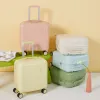 Luggage 18 Inch Travel Suitcase Universal Wheel Trolley Suitcase Carryon Mini Password Case Boarding Cabin Rolling Luggage Bag