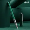 Ручки Hongdian 525 Metal Fountain Pen Iridium Bent Nibs 0,6 мм матовая чернила Pen School Office Gif