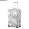 Carry-Ons New Travel suitcase,password box 24/28 inch universal wheel suitcase aluminum frame luggage,20 inch cabin rolling luggage bag