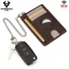 Holders Retro Slim RFID Credit Card Holder with AirTag Cover Cowhide Mini Money Case for Men Women Business Cardholder Case 8*1*11cm