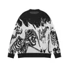 SWEATER SWORM MĘŻCZYZN GOTHIC Punk Vintage Retro Soft Knit Pullover Spring Y2K HARAJUKU Zakres Women Sweter Women z 240412