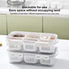 Bouteilles de rangement Multi-compartiments Containage alimentaire Boîte d'épices à l'épreuve avec un couvercle transparent multi pour les fêtes