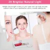 Mirrors Trifold Makeup Mirror with 22 Led Lights,10x/3x/2x Magnification Portable Fold Lighted Table Desk Cosmetic Mirror