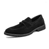 Casual Shoes 2024 Designer Mens Luxury Leather Black Formal för män stor storlek 38-48 Comfy Moccasins Loafers