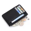 Holders Ultrathin Simple Style Genuine Leather Card Holder Fashion Mini Short Envelope Women Wallet Korean Japan Credit Card Case Purse