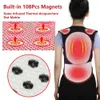 Magnet Therapy Belt Tourmaline Selfheating Back Support Waist Brace Posture Corrector Spine Shoulder Lumbar Vest Pain Relief 240415