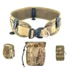 new 2024 Multifunction Outdoor Tactical Battle Belt Hunting Set Belt Military Inner Waist Belt With Phone Tool Bag For CS Shooting