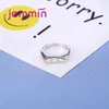 Cluster Rings Fashion Raindrop Shaped Rainbow Opal Ring For Women 925 Sterling Silver Jewelry Elegant Style