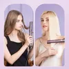 Kipozi Flat Iron 2 in 1 Fructant Professional Professional Beauty Tool قابل للتعديل درجة حرارة الشعر مع شاشة رقمية 240411