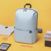 배낭 오리지널 Xiaomi Backpack 15L 학생 학교 주머니 밝은 화려한 커플 MI 배낭 여행 14 인치 노트북 배낭 드롭 컨칭