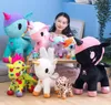 Cartoon Stuffed Plush Unicorn Toys Animal Doll CrossDressing Anime Rabbit Leopard Doll 10 Styles To Children039s Birthday Gift4622867