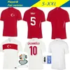 2024 2025 Turkiye Soccer Jersey 2024 Euro Cup Turkey National Team Home Away Demiral Kokcu Yildiz Enes Calhanoglu Shirts de football Kit Turquie à manches courtes