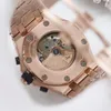 Luxury Mens Watch Designer Mens Watchs High Quality Top 42 mm Mouvement mécanique automatique Montres Men de bracelet en acier Relojes