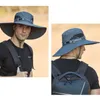 Boonie kapelusz mężczyźni przeciwsłoneczne czapki na zewnątrz czapka rybacka moda Big brzegi czapki damskie lato męskie wiadra sombrero gorros 240417