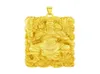 Colliers pendants Luxury 24k Couleur en or pur pour femmes hommes remplis d'anniversaire féminin épais8881350