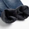 Jeans pour hommes Designer Coton d'hiver Pantalon en denim nouveau produit Jeans hommes droits en peluche épaissie jeans bleu DD76253