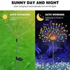 1/2/4st Solar Led Firework Fairy Light Outdoor Garden Decoration Lawn Pathway Light For Patio Yard Party Christmas Wedding 240408