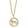 Colliers pendants mode Crystal Angel Lion Bee Collier Link Chain Animal For Men Hop Hop Jewelry Gifts