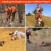 Accessoires Réflexion de drag à cerfs Bandes de cerf de chasse durable avec poignée Porteur portable traînant la corde de traction