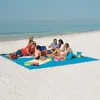 Mat de plage magie voyage extérieur de voyage magique de sable de plage gratuit pomme de plage camping imperméable matelas matelas pliable camping extérieur 240416