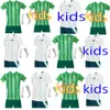 24/25 Irlandia Północna dom zielone koszulki piłkarskie Zestaw Drużyna narodowa Doherty Duffy White Tops Tee Egan Brady Keane Hendrick McClean Football Shirt Kid