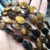 Loose Gemstones Natural Faceted Water Drop Tiger Eye Stone Beads Gemstone Spacer For Jewelry Making DIY Bracelet Earrings 13 18mm