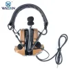 Aksesuarlar Wadsn Comtac II Baofeneng PTT Av İletişim Savaş Eğitim Kulaklıkları için Taktik Kulaklık Ourdoor Wargame Aksesuarları