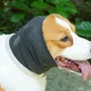 犬のアパレルペットヘアバンド長髪の犬のための皮肉のない耳をかぶるブレイブルフード