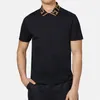 2024 Designers Men's Polos Tees chemise Cheirt Géométrie Image Impression de vêtements à manches courtes décontractées
