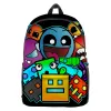 Backpacks Game Geometry Dash Backpack Boys Cartoon School Bags Men Women Daypack Girls Anime Bookbag Mochila Notebook Backpack Travel Bag