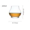 Wine Glasses 2 Pc Whiskey Snifter Glass Old-fashioned Crystal Clear Big Belly Gather Aroma Brandy Tumbler Single Malt Whisky Cup