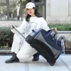 Carry-ons grote capaciteit trolley tas reiskoffer vrouwen rollende bagage draagbare waterdichte vouwen oxford doek zakelijke reistassen