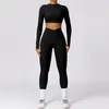 Aktywne zestawy Yoga Zestaw 2PCS Gym Ubrania sportowe Suibs Sportswear Suit for Women Fitness Tracks