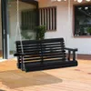 2 plaies de patio extérieur de 2 plats-chaises noires