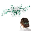 Hair Clips Retro Rhinestone Bridal Side Comb Luxurious Alloy Accessories For Birthday Stage Party Hairstyle Making