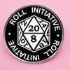 Game Dice Dungeons Dragons Badge Симпатичные аниме фильмы игры жесткие эмалевые булавки Собирайте мультипликационные бруши рюкзак для шляпа шляп