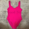 Swimwear Women's Sexy Swimsuit One Piece Bathing BodySuit Solid plus taille Monokini Swim Designer High Cut Wholesale