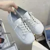 Casual Shoes Whit Leather Flat Female Footwear Lace Up Women's ShoesCanvas Comfortable And Elegant Low Price Light Trends 2024