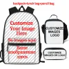 Çantalar Özel Resim Yeter Çocuklar Kitap Çanta Büyük Okul Çantaları Set Schoolbag Öğrenci Sırt Çantası Kızlar Erkekler Bookbag Leisure DayPack