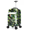 Carry-Ons Kid's Cartoon Trolley Suitcase on Wheels Child Rolling Luggage bag boy&girl Travel bag Suitcase students School Bag