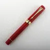 Pens Brand Luxury Jinhao 100 ACRYLIC RED Fountain Pen Metal Clipe Fine Pen F f 0,5mm