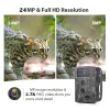 Камеры HC802A Trail Trail Hunting Hunting Camera 24MP 2,7K Night View View Обнаружение