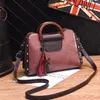 Drawstring ACELURE Fashion Luxury PU Leather Handbags Purse Vintage Rivet Tassel Messenger Bag For Women Ladies Shoulder Crossbody